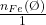 \frac{n_{Fe} (đề)}{1}