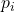Rendered by QuickLaTeX.com p_i