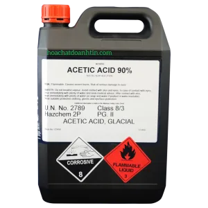 Alternative view of Acid Acetic (CH3COOH)