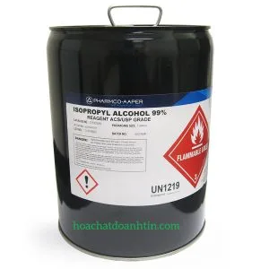 Alternative view of Isopropyl Alcohol (IPA - CH3CHOHCH3)