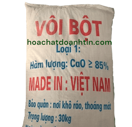 Bao bì Canxi Oxit CaO 90% Hóa Chất Doanh Tín