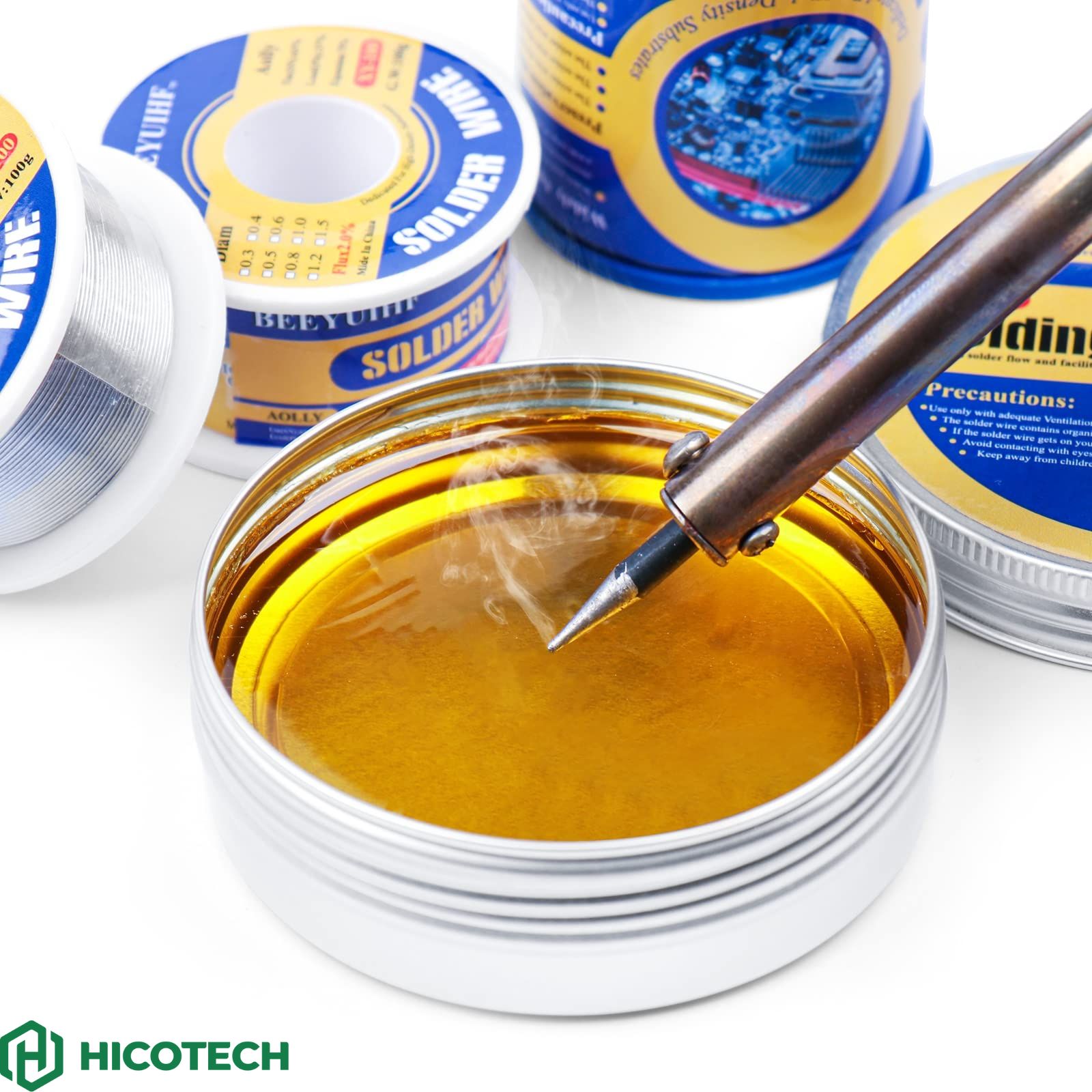 Amoni Clorua được dùng làm chất trợ hàn (flux), đảm bảo mối hàn bền chắc.