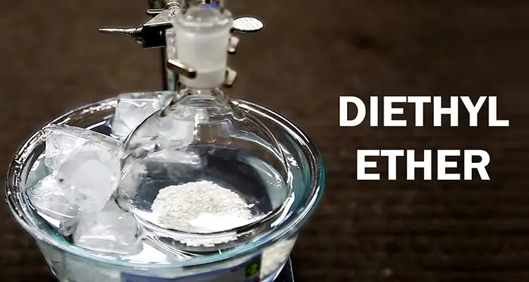 Minh họa 1 ứng dụng của diethyl ether