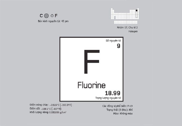 Một số tính chất của Flo