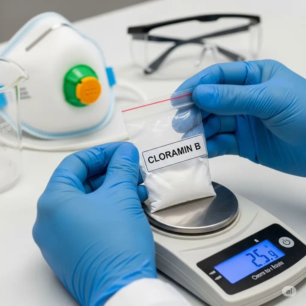 Biện pháp an toàn khi dùng Chloramin B