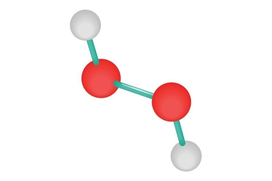 Cấu trúc phân tử Oxy Già Công Nghiệp (Hydrogen Peroxide)