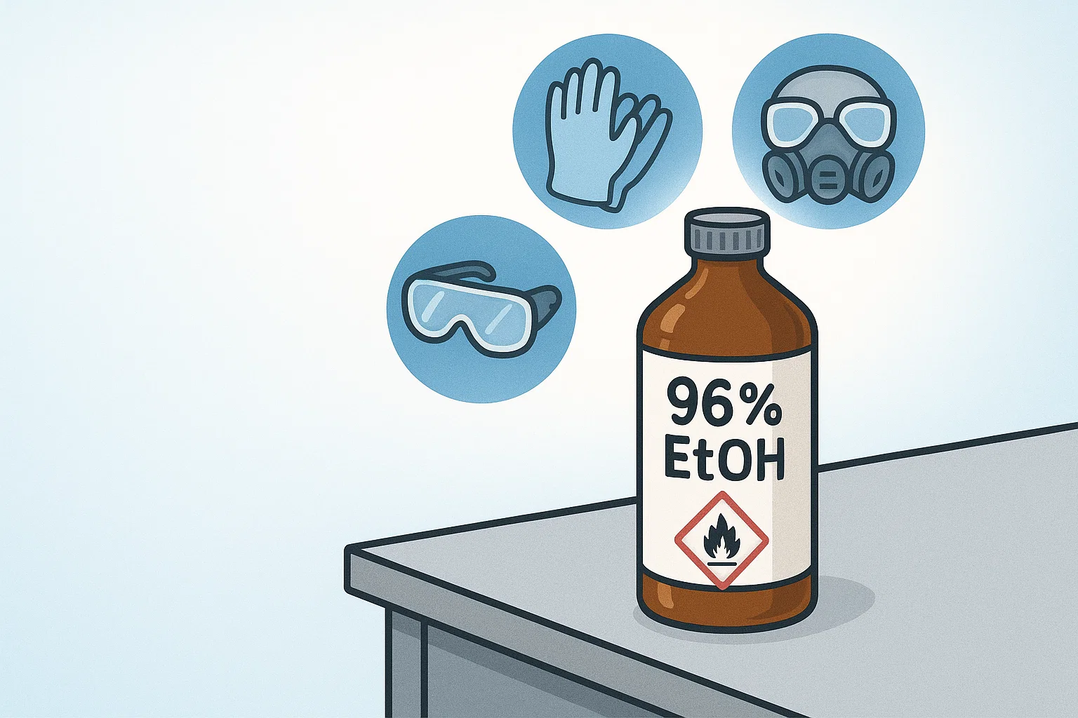 An toàn khi sử dụng Ethanol 96%