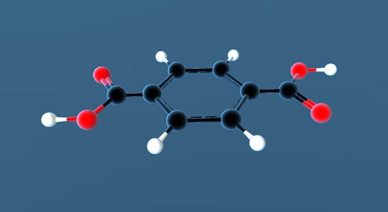 Axit Terephthalic là chất rắn màu trắng, không mùi
