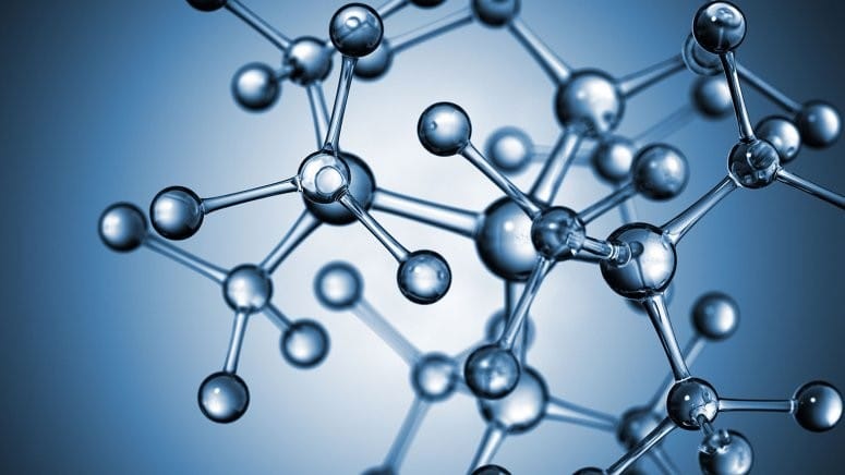 cấu trúc mạch polymer: các phân tử monome riêng lẻ liên kết với nhau tạo thành một chuỗi polymer dài.
