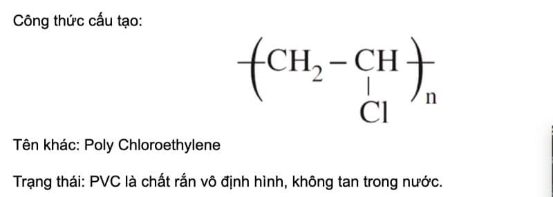 PVC - vật liệu tổng hợp thông dụng trong cuộc sống