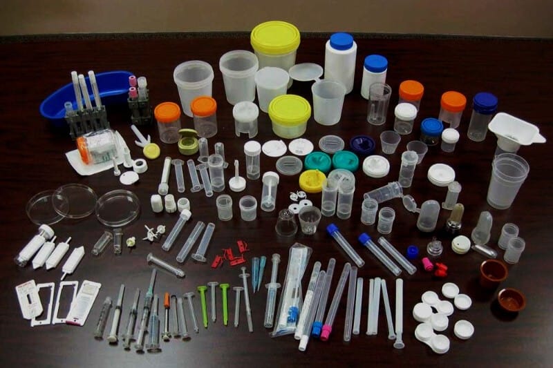 PVC được sử dụng rất nhiều trong các dụng cụ, sản phẩm của ngành y tế