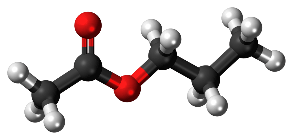 Cấu tạo phân tử của propyl axetat