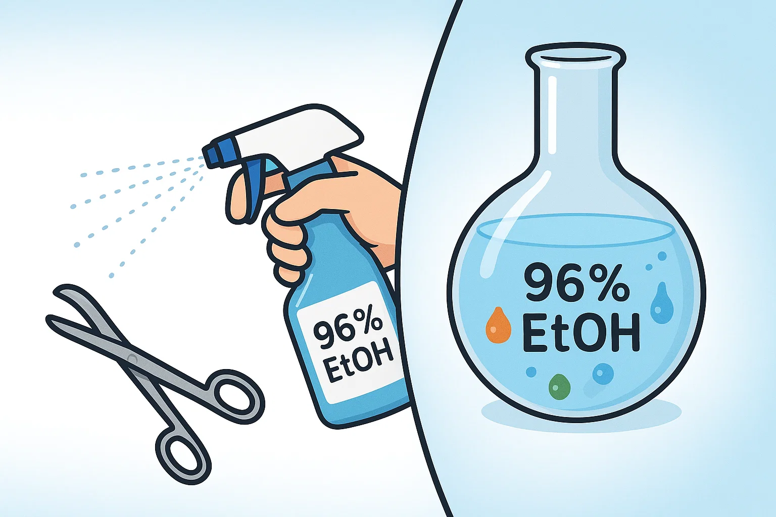 Ứng dụng Ethanol 96% trong sát khuẩn & dung môi