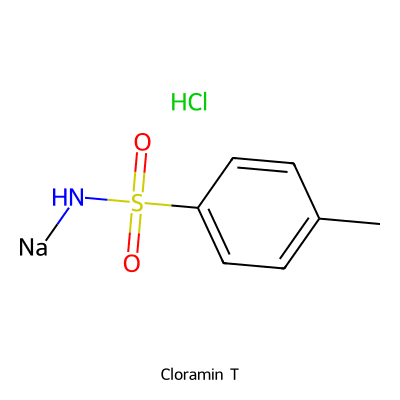 Cấu trúc hóa học của Cloramin T