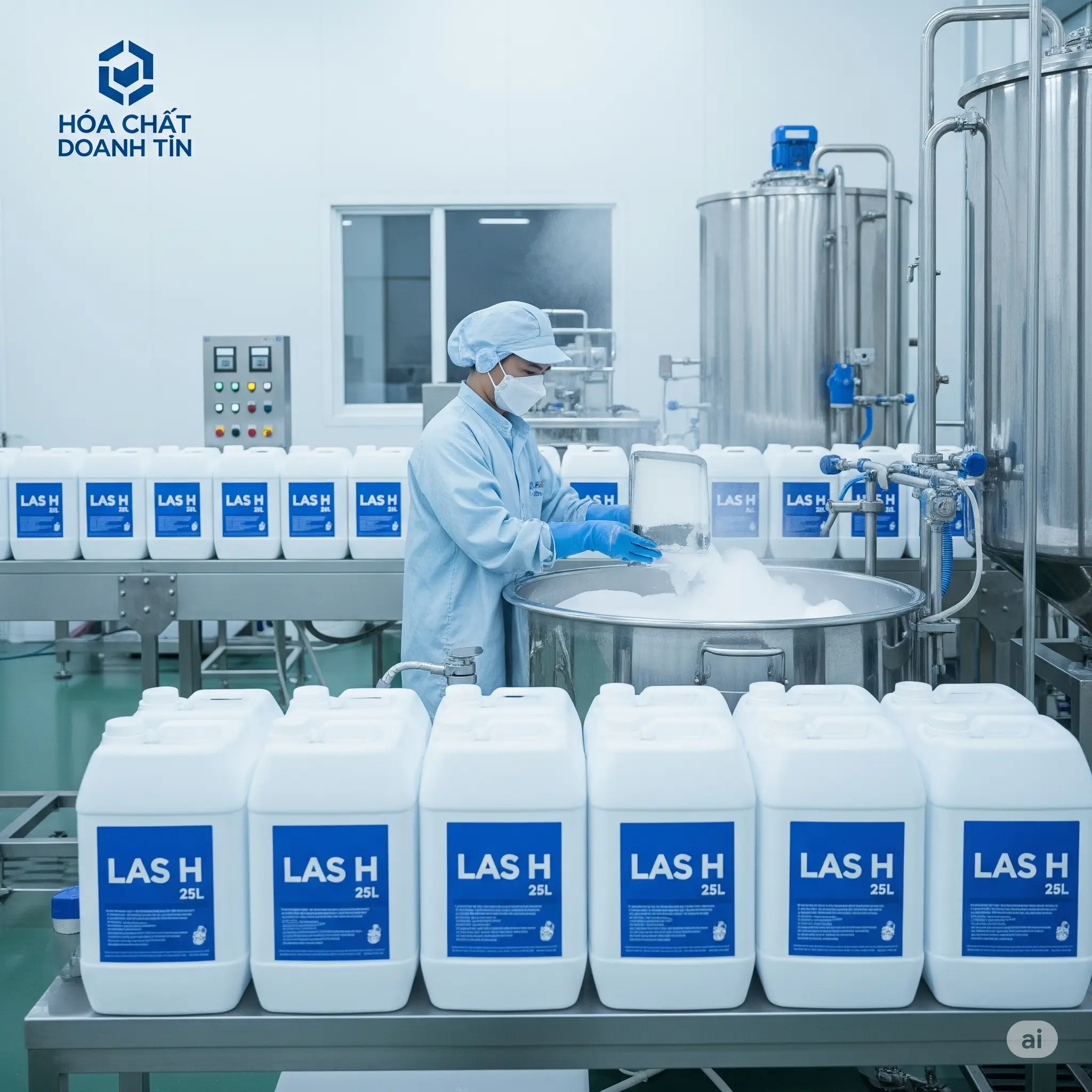 Sản xuất bột giặt LAS H