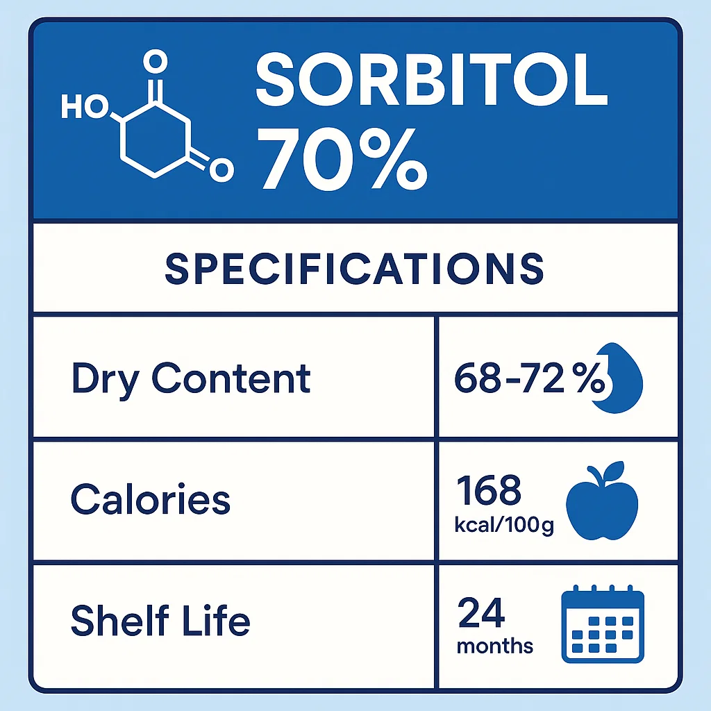 Thông số sorbitol 70%