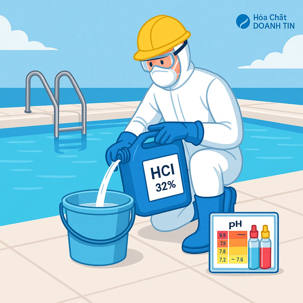 Xử lý nước hồ bơi