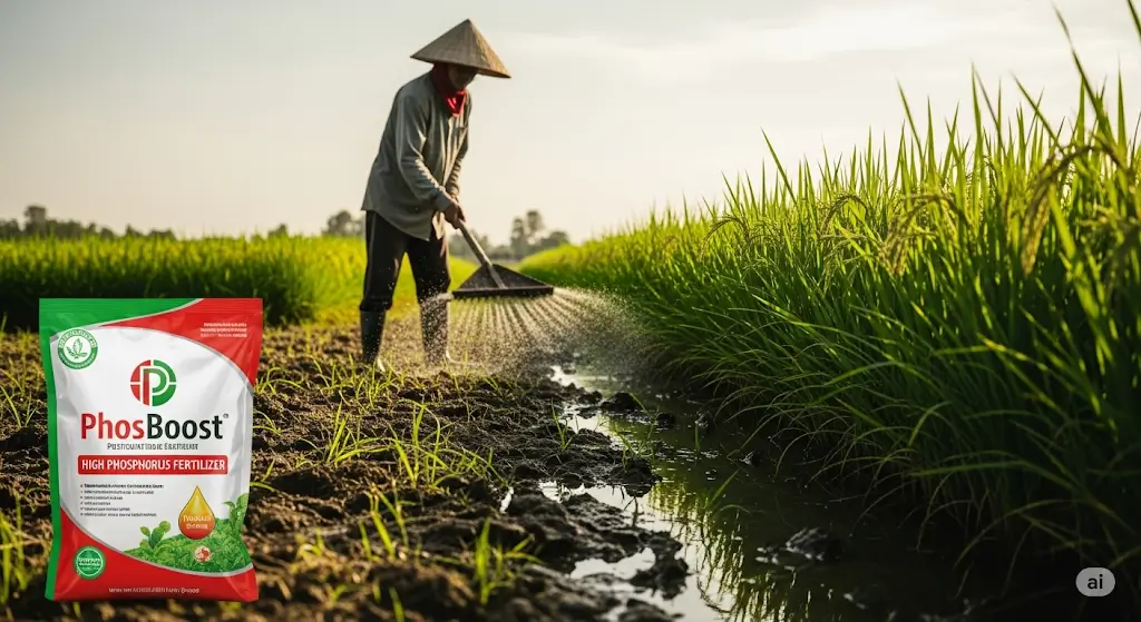 Hình ảnh minh họa phân lân Long Thành trong nông nghiệp