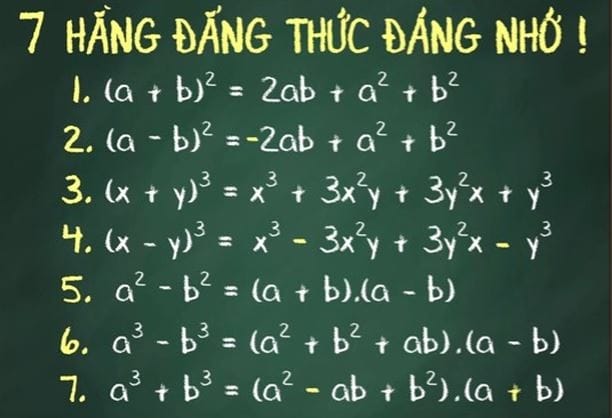 Hằng Đẳng Thức Đáng Nhớ