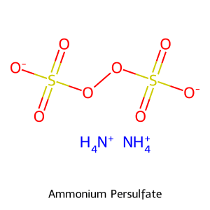 Cấu trúc hóa học 2D của Ammonium Persulfate