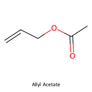 Cấu trúc hóa học của Allyl Axetat