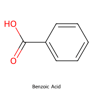 Cấu trúc hóa học của Axit Benzoic