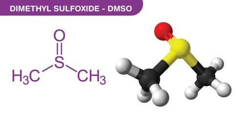 Cấu trúc phân tử 3D của Dimethyl Sulfoxide (DMSO)