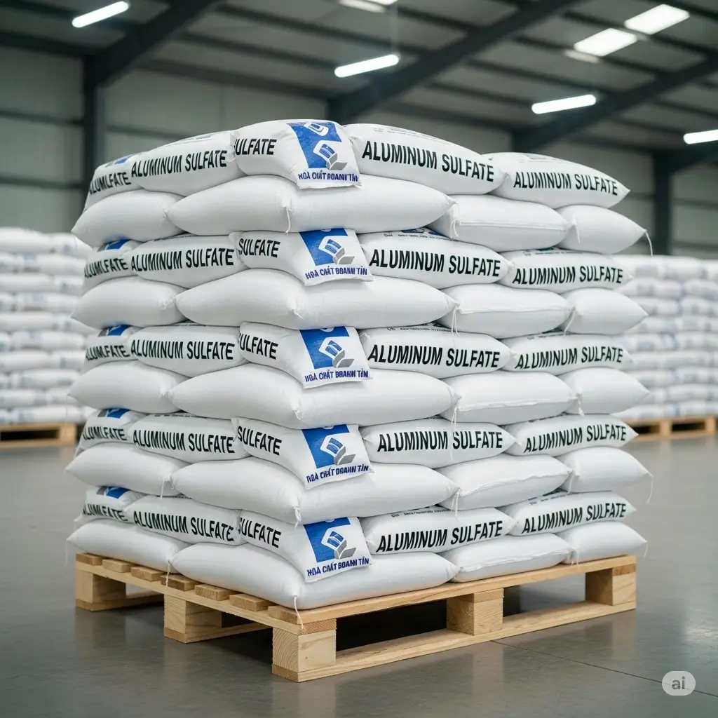 Cung cấp phèn nhôm sunfat công nghiệp - Hóa Chất Doanh Tín