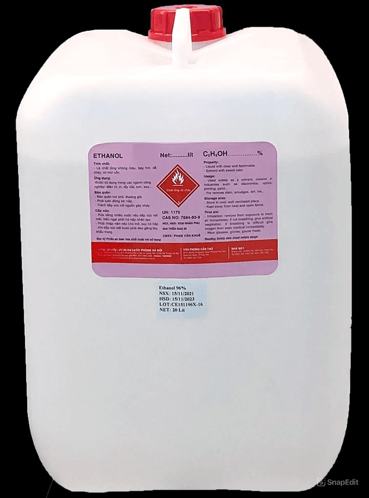 Ethanol - cồn thơm 96% C2H5OH,