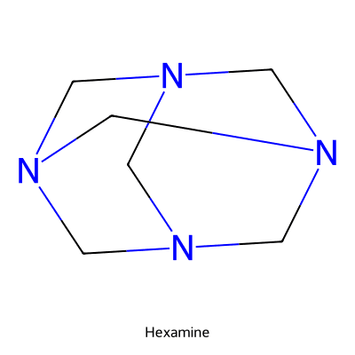 Cấu trúc lồng adamantane của Hexamine, chìa khóa cho tính ổn định và khả năng phản ứng độc đáo.