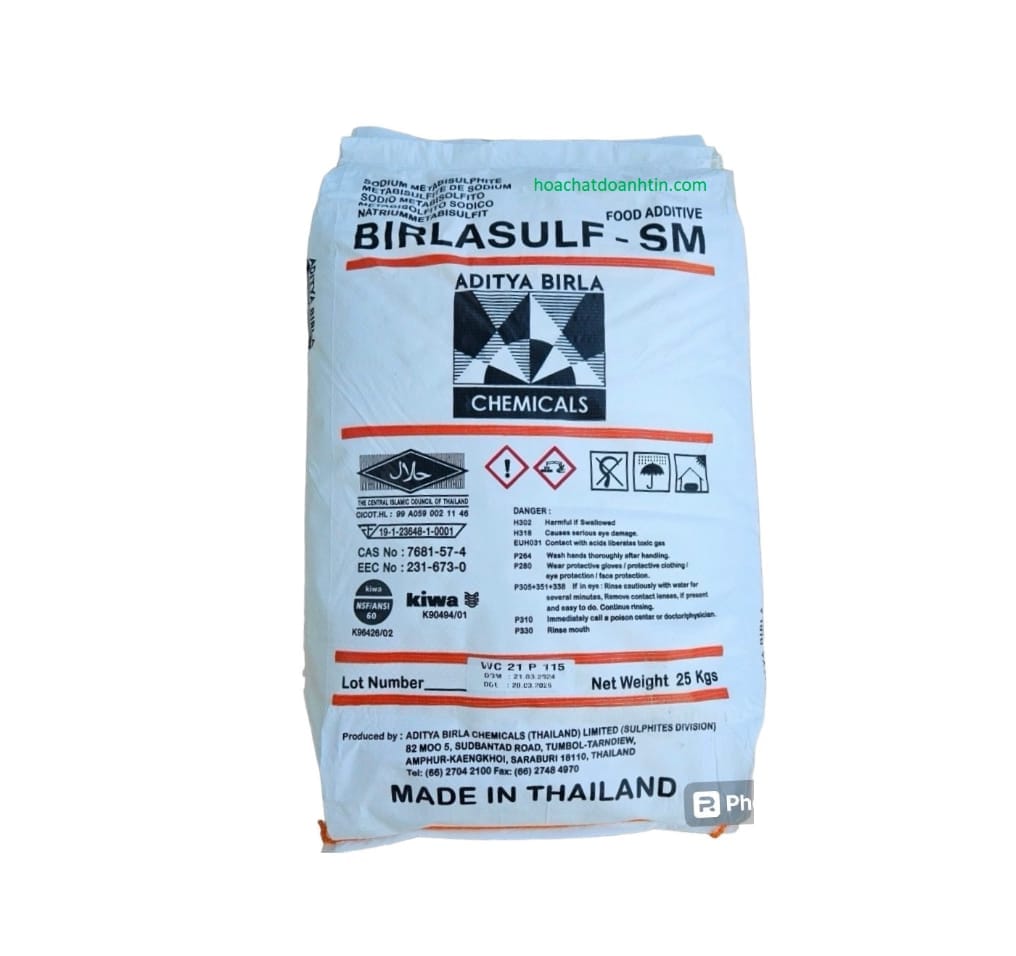 Sodium Metabisulfite (Na₂S₂O₅) 99%