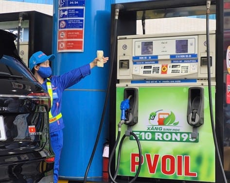 Cây xăng bán xăng E10 tại Việt Nam