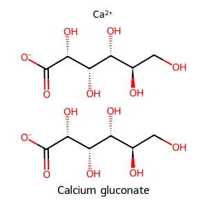 Cấu Trúc Hóa Học và Công thức (C₆H₁₁O₇)₂Ca
