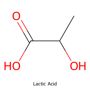 Cấu trúc phân tử Lactic Acid