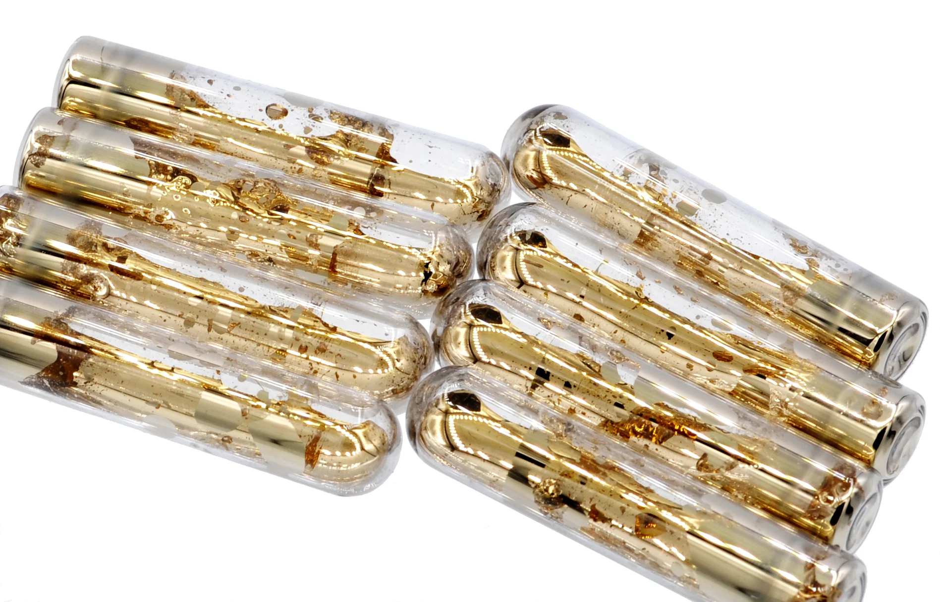 Mẫu kim loại Caesium tinh khiết trong ống ampoule thủy tinh