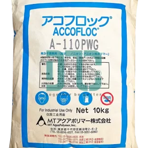 Polyme accofloc A110, Nhật Bản, 10kg/bao