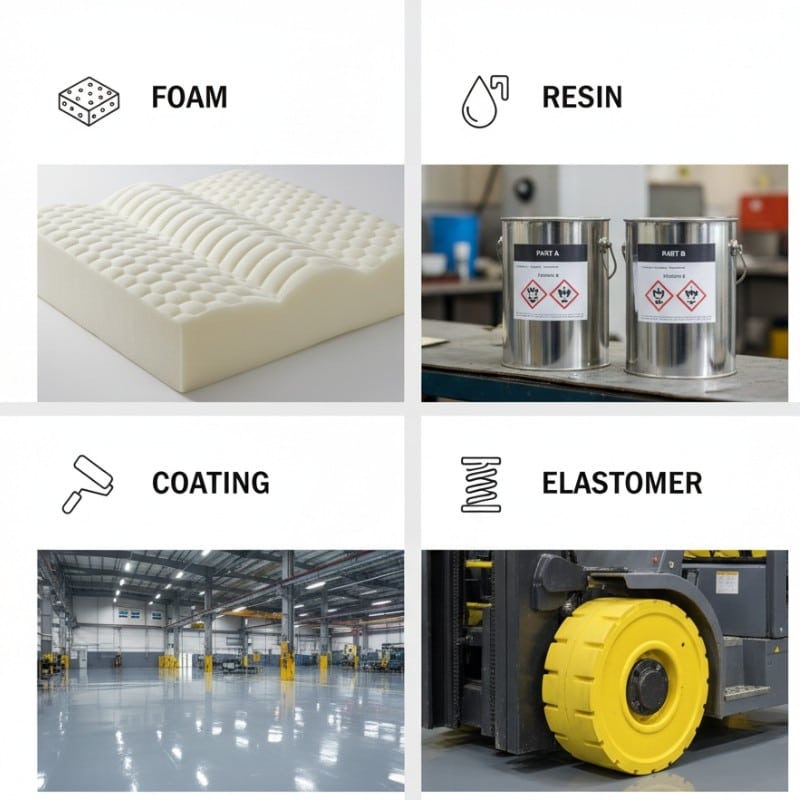 Các dạng tồn tại chính của Vật liệu Polyurethane
