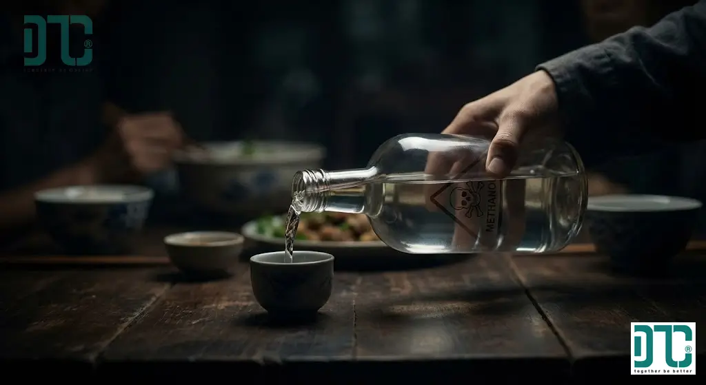 Cảnh báo nguy cơ ngộ độc Methanol tử vong do uống phải rượu giả, rượu pha cồn công nghiệp không rõ nguồn gốc.