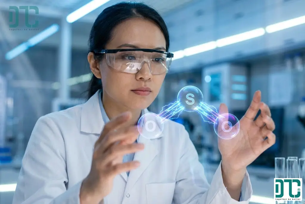 cau tao phan tu so2 lien ket cong hoa tri cua luu huynh va oxy