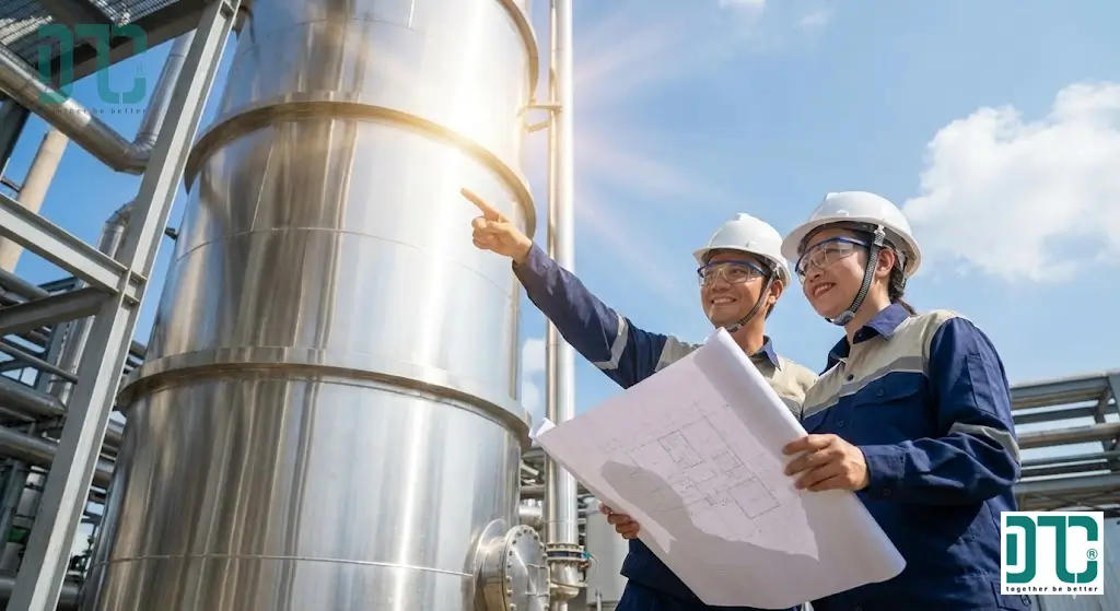 quy trinh xu ly khi thai so2 bang thap hap thu va hoa chat cong nghiep