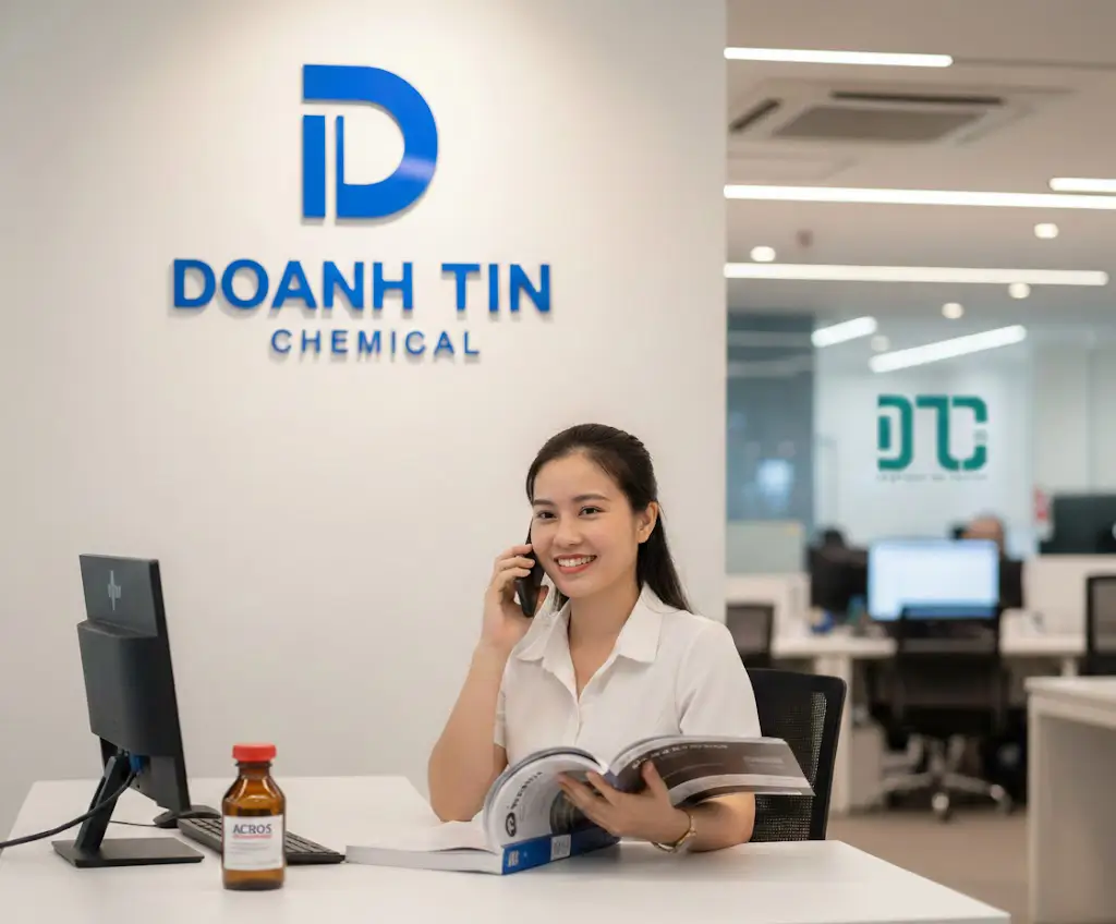 Liên hệ Công ty Cổ phần Hóa chất Doanh Tín để nhận báo giá Methanol Acros/VWR chính hãng và tư vấn kỹ thuật.