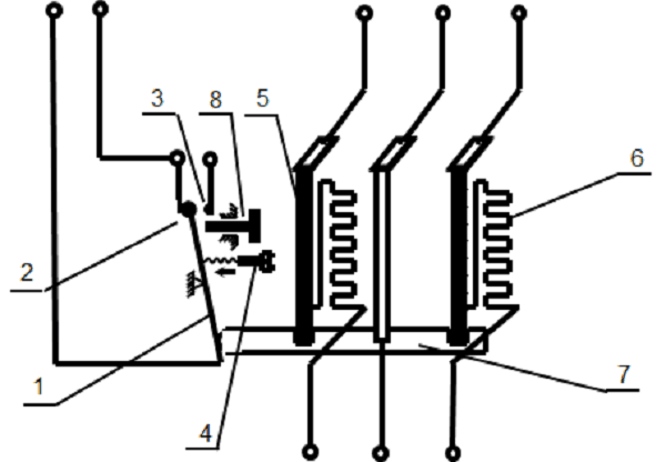  Hình ảnh mô tả cấu tạo rơ le nhiệt