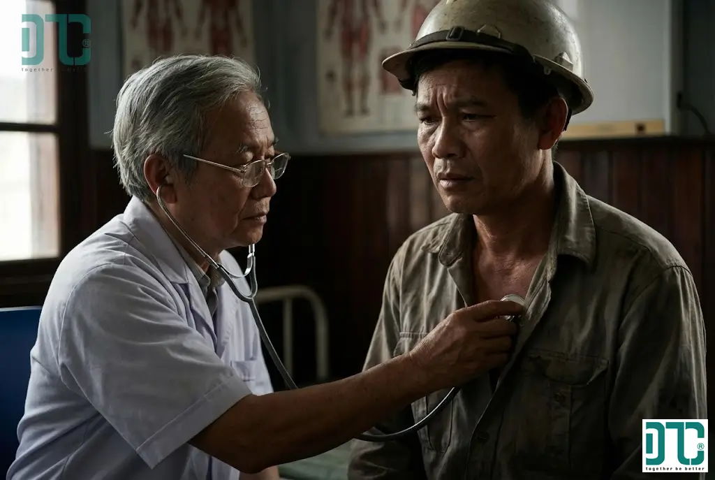 tac hai cua khi so2 doi voi he ho hap va phoi nguoi lao dong