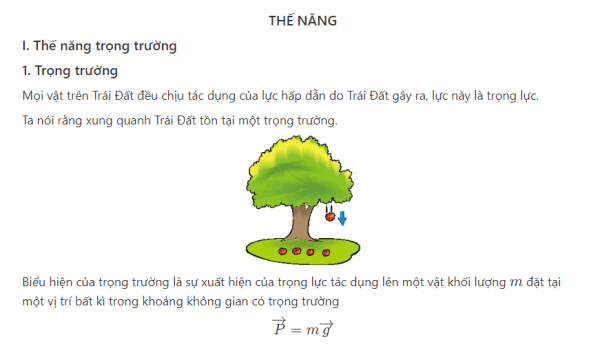 Thế Năng Là Gì?