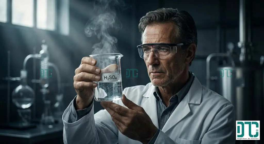 Chuyên gia hóa chất PGS TS Đặng Hoàng Phú hướng dẫn quy trình xử lý acid sulfuric H2SO4 an toàn trong phòng thí nghiệm chuẩn ISO.