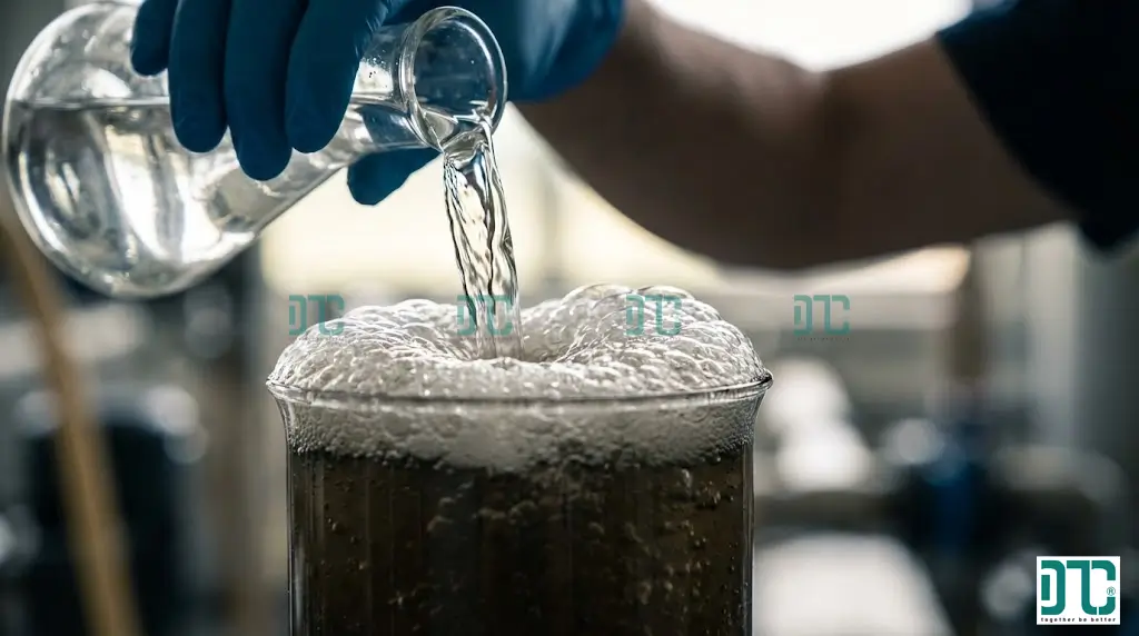 Phản ứng Fenton sử dụng oxy già công nghiệp H2O2 để khử màu và xử lý nước thải dệt nhuộm.